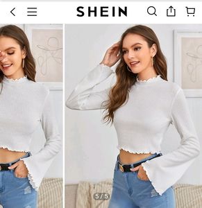 Whimsical Bell Sleeves Top Mesh