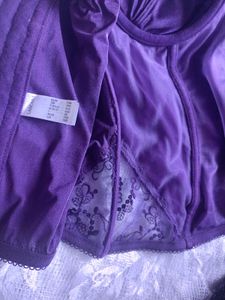 Purple Lace Corset Top