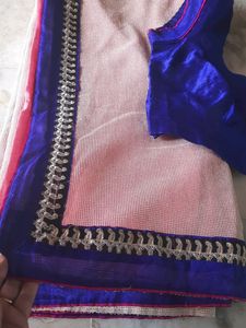 Half Pattern Jute Saree