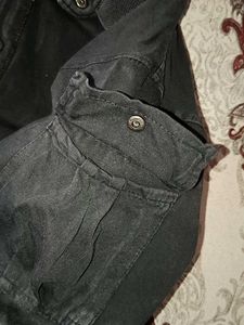 Men's Black Graphic Polo Shirt