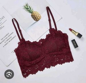 Burgundy Lace Cami Top
