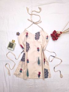 Bohemian Y2k Halter Neck kurti 🫶🏻