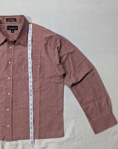 Boxy fit Men's Checkered Long Sleeve Shirt