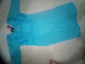 Sky Blue Kurti