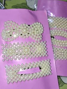 💥 Korean Style White Clips 💥