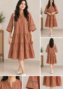 Tiered Midi Dress- little faded near sleeves