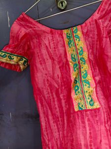 Designer Plazo With Shine Kurti