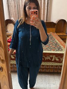 kurta set with afgani salwar