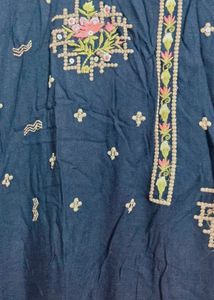 Blue women kurti