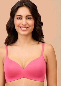 Comfortable Pink Padded Bra