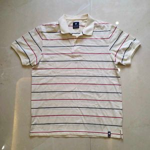 Netplay Men's Striped Polo T-Shirt