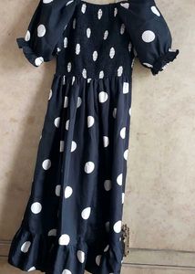 Chic Polka Dot Maxi Dress