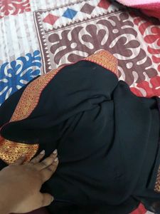 Beautiful black Saree with Blouse