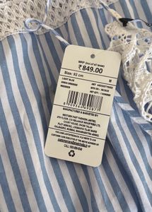 open back Striped Halter Neck Dress