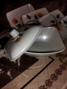 5 Plate With 2 Bowl 🍽️ Dinnerware