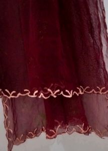 Maroon Dupatta For Women