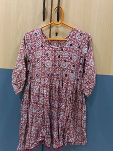Boho Print Cotton Kurta