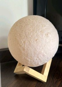 Moon Showpiece 🌙 with wooden stand
