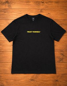 H&M Black "Trust Yourself" Graphic T-Shirt