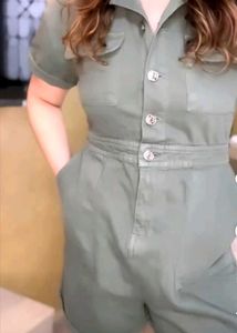 Olive Green Romper