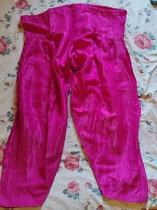 Vibrant Pink Silk Salwar