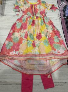 Vibrant Floral Kurta Set