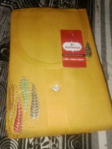 Elegant Kurta Set - Yellow &amp; Grey✨❤️