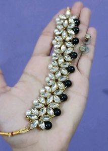 Black Kundan Choker