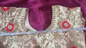 Elegant Embroidered Silk Saree