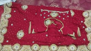 Designer Saree With Stitched Blouse