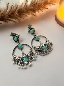 Boho Elephant Jhumka Earrings