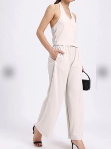 Elegant Two-Piece Linen Set