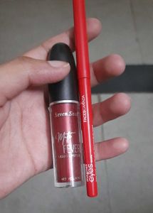 Faces canada kajal & Seven Seas Matte Lipstick