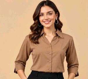 Mocha Brown formal casual shirt