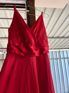 Elegant Red Maxi Dress