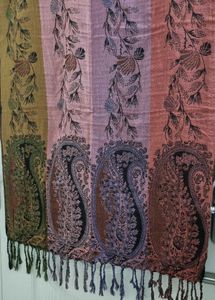 🌸 Elegant Kashmir Pashmina Shawl – Reversible