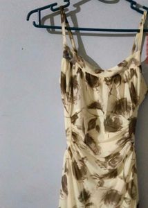 Floral Print Spaghetti Strap Dress
