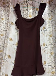 Chic Backless Ruffle Strap Dress