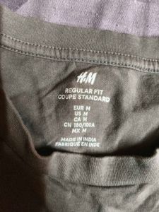 H&amp;M oversized grey tshirt