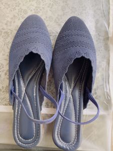 Navy Blue Mules