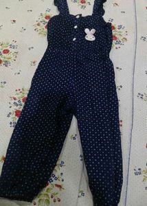 Cute Bunny Print Jumpsuit