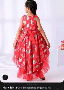 Girls Embellished Fit &amp; Flare Dress