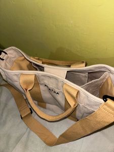Agatha Paris Striped Canvas Tote