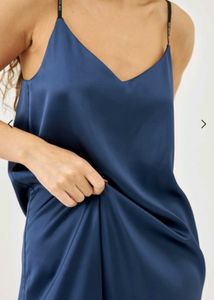 Navy Blue Slip Dress