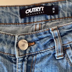 Classic Blue OUTRYT Wash Denim Jeans