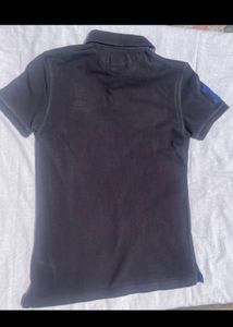 Hackett London Men's Black Polo T-Shirt