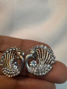 Peacock Stud Earrings