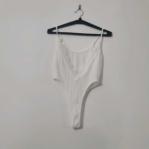 White Lace Bodysuit