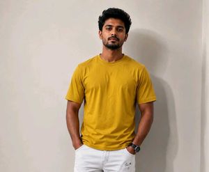 Men's Mustard Yellow T-Shirt