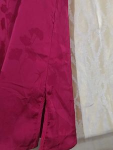 Red Chinese Cheongsam Dress Top